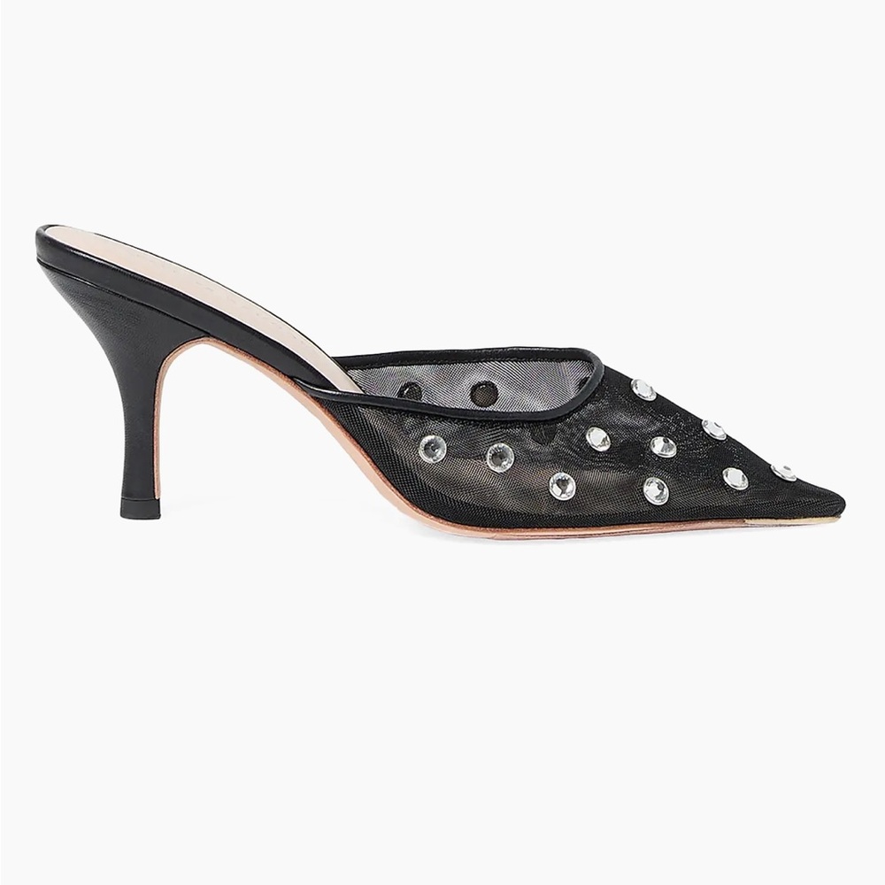 Loeffler Randall Paloma 80MM Embellished Mesh Mules